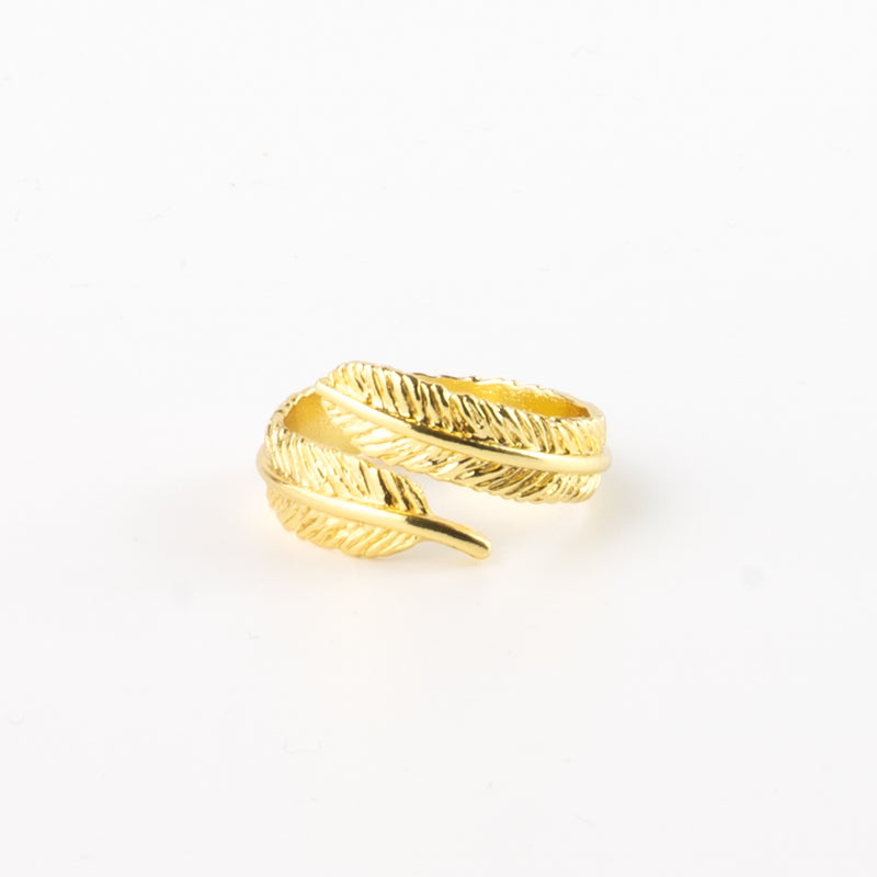 Paradise Wrap Feather Ring - Pineapple Island