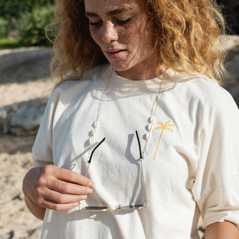 Cowrie Shell Sunglass Chain - Pineapple Island