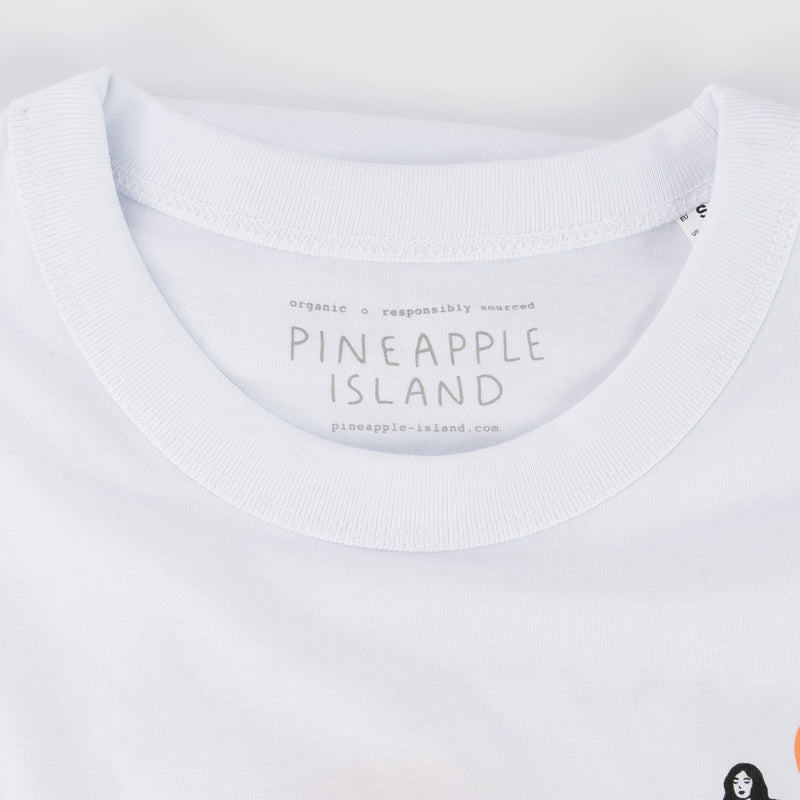 Waves for Days Oversized Long Sleeve T-Shirt - Pineapple Island